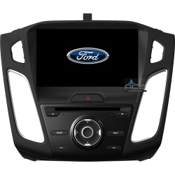 Radio dedykowane Ford Focus mk3 od 2015r. w górę Android 9/10 CPU 8x1.87GHz Ram4GB Dysk32GB DSP DVD GPS Ekran HD MultiTouch OBD2 DVR DVBT BT Kam